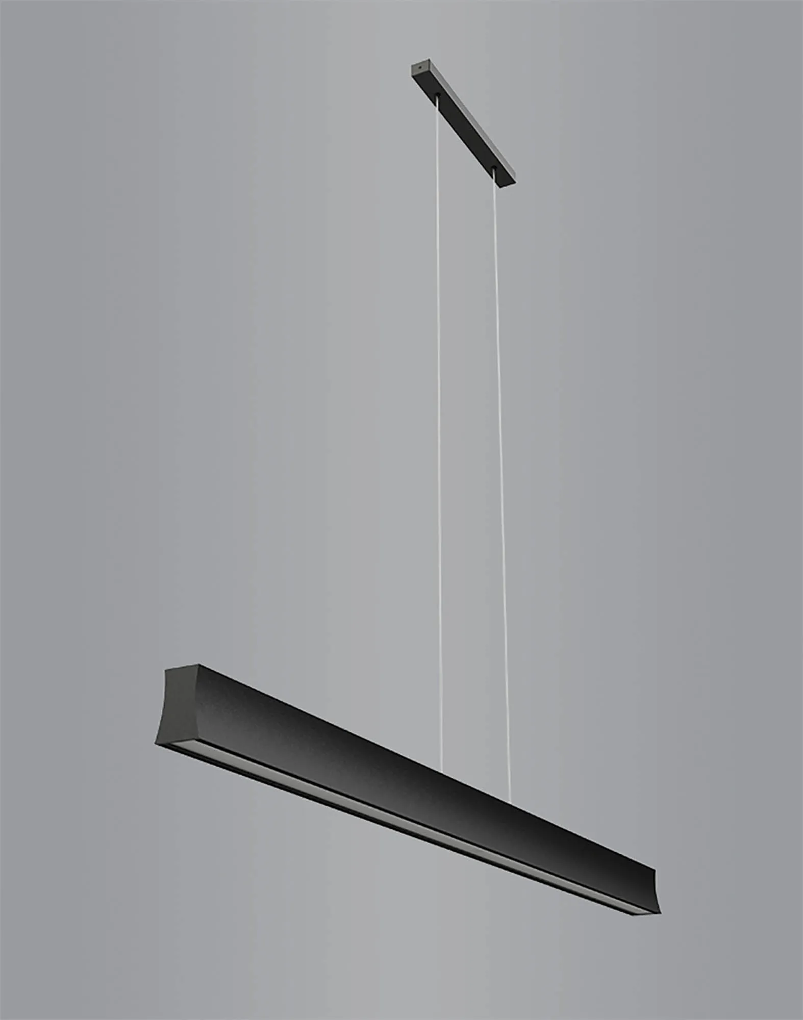 Hanok Linear Pendant 110° 38W LED M7546  Mantra Fusion Hanok Black
